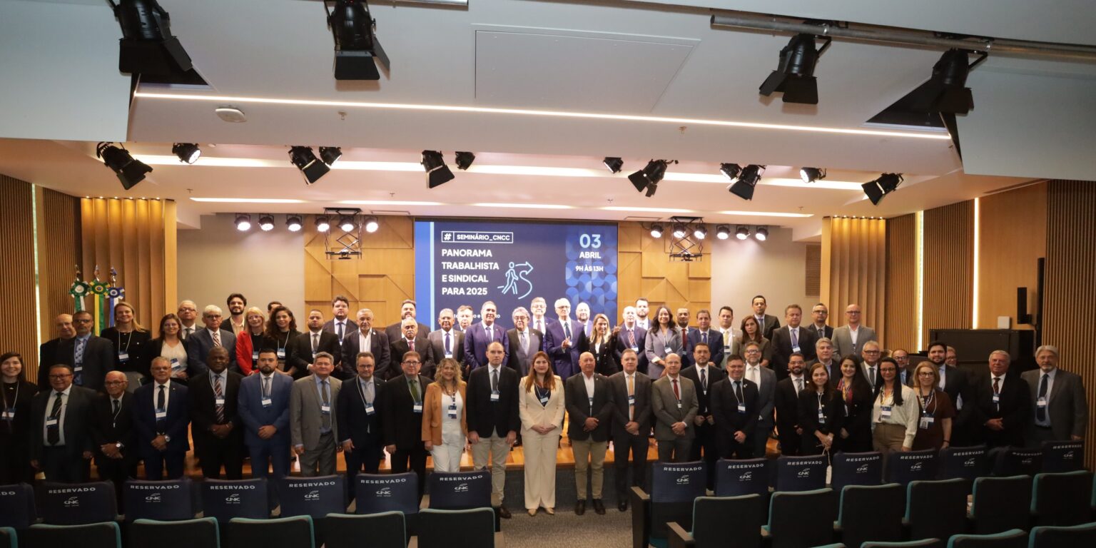 Seminário da CNCC discute os desafios e o futuro das negociações coletivas
